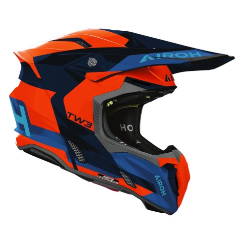 Casco Motocross Airoh Twist 3 Fancy Orange Matt | Canella Moto