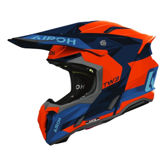 Casco Motocross Airoh Twist 3 Fancy Orange Matt | Canella Moto