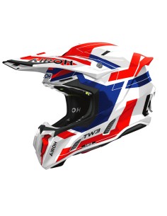 Casco Motocross Airoh Twist 3 Dynasty Red Blue Gloss | Canella Moto