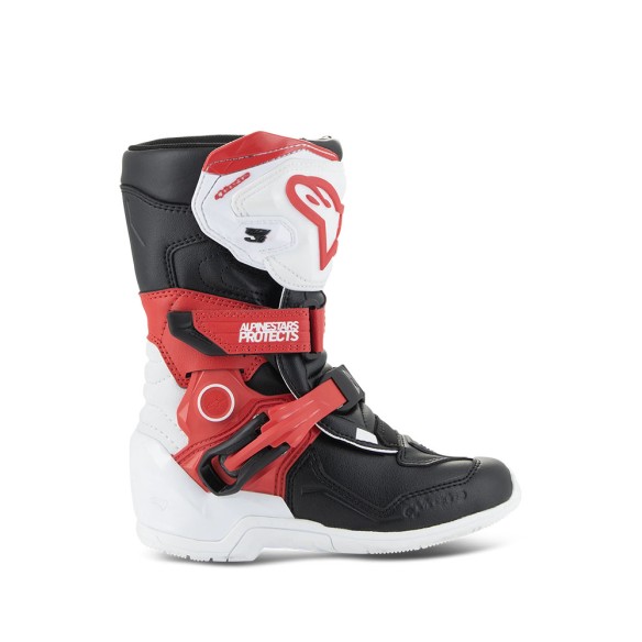Alpinestars Tech 3S Kids Boots White/Black/Red | Canella Moto