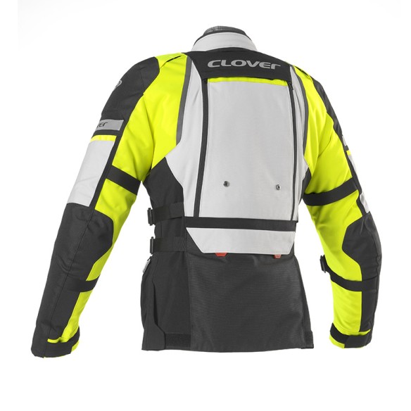 Giacca Moto Turismo Clover GTS-4 WP Lady - Nero/Grigio