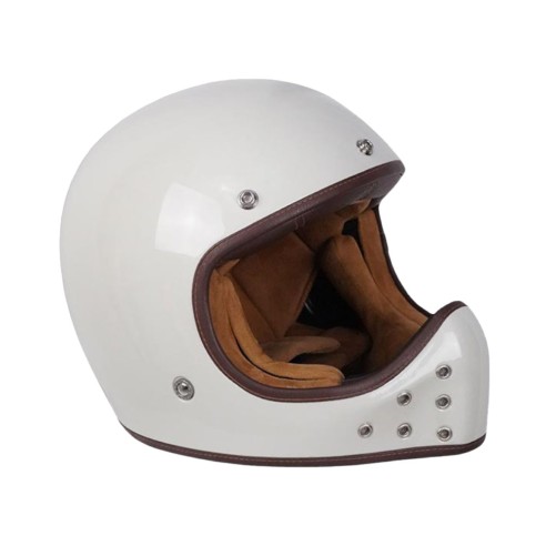 Casco By City Rock in Fibra da Canella Moto
