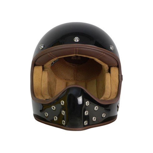 Casco By City Rock in Fibra da Canella Moto