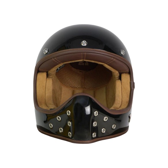 Casco By City Rock in Fibra da Canella Moto
