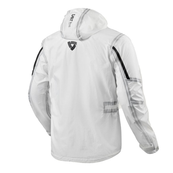 Giacca Antipioggia REV’IT! Barrier 2 H2O White | Canella Moto
